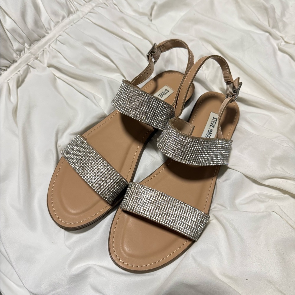 Steve Madden Rhinestone Sandals - Picture 3 of 3